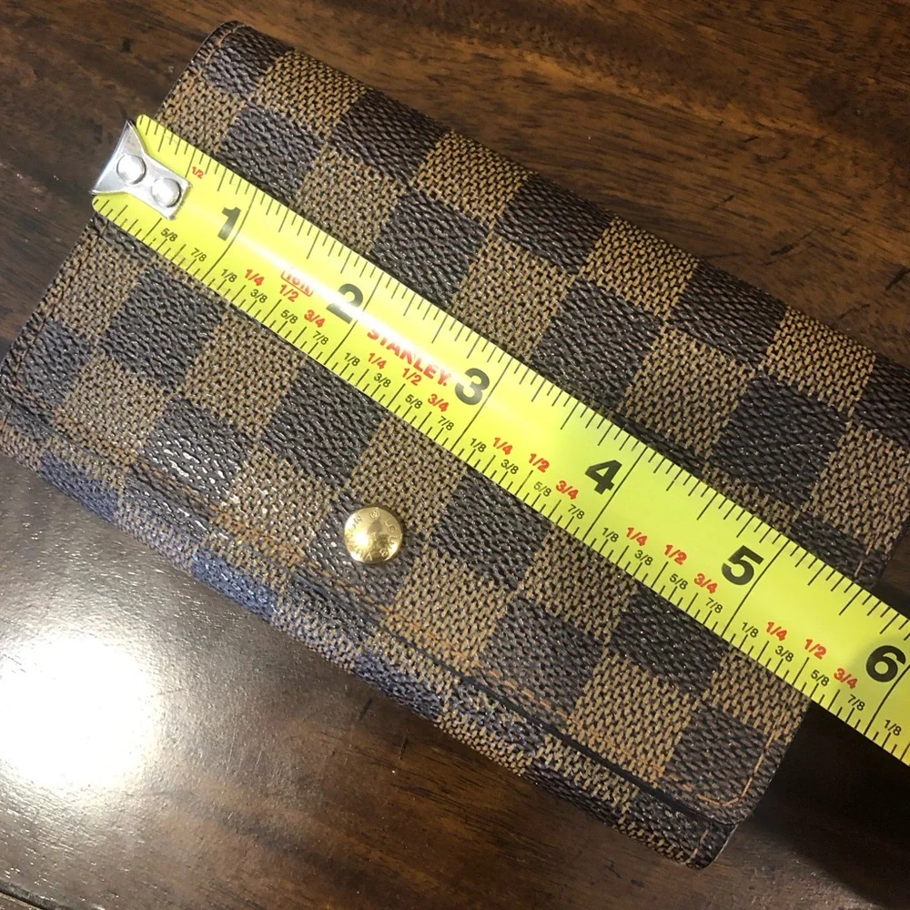 LOUIS VUITTON Damier Ebene Bifold Wallet CA0052 Spain